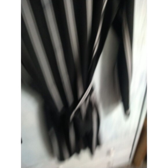 Lauren Ralph Lauren Striped Long Sleeve Collared Button Up Dress 10 Black... - Picture 4 of 9